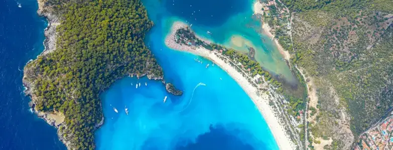 Dining area on a gulet yacht